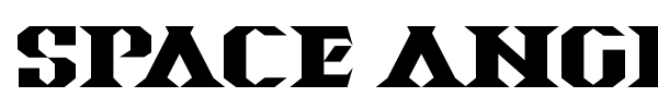 Space Angel font preview